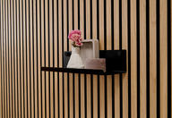 Arne - Metal shelf wide