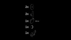 Eilin - colgador largo con botón de madera