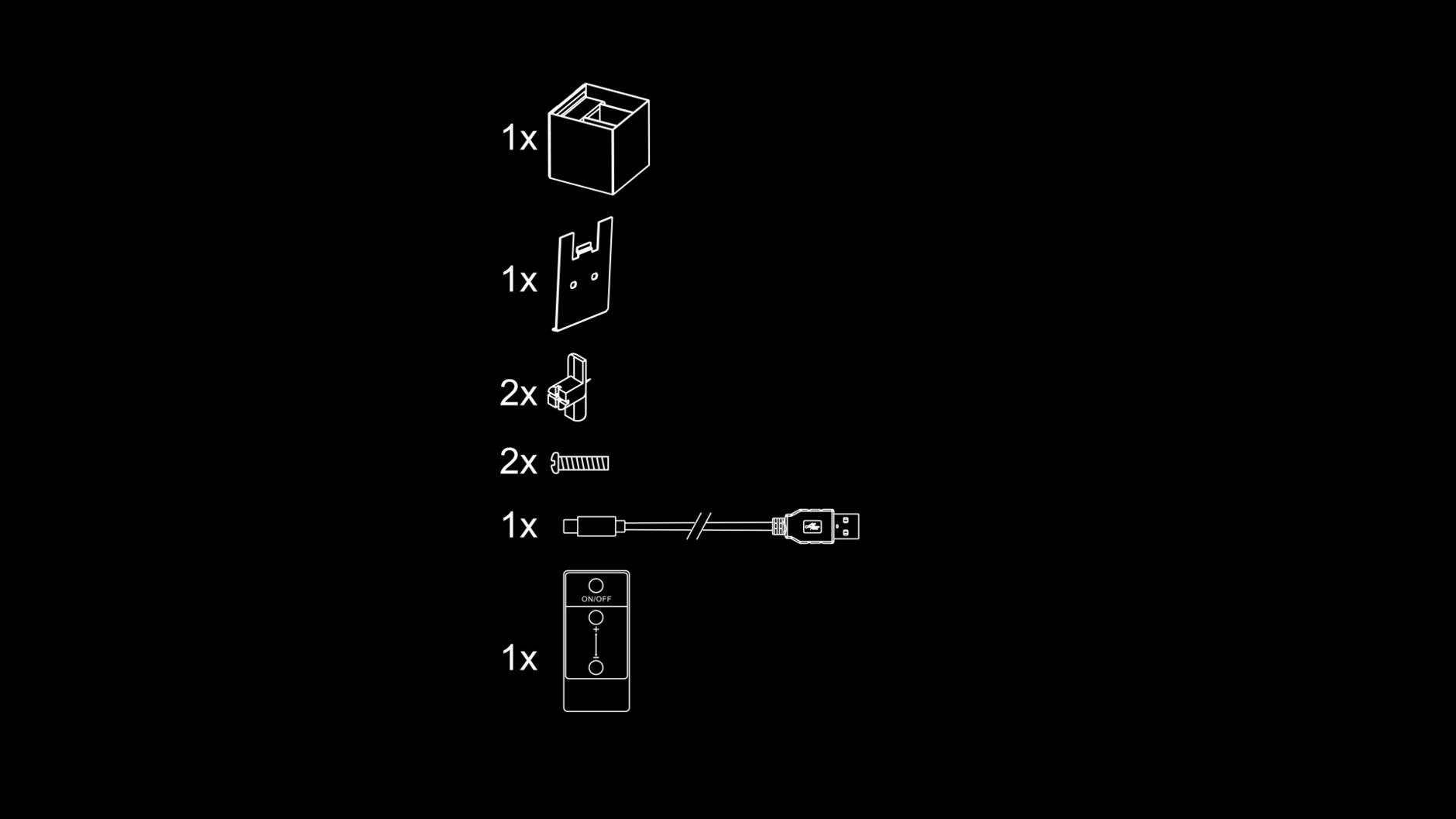 Eirik Cube - Wandleuchte
