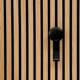 Haakon - Hook short with wooden knob