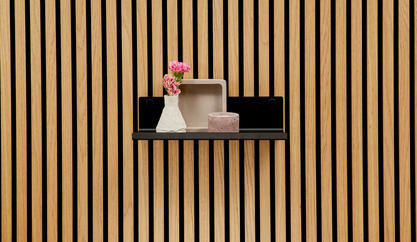 Arne - Metal shelf wide