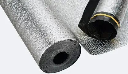 Combi-PE schuimfolie met alugeluidsisolatie 2mm