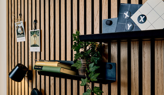 Lasse - Étagère métallique étroite