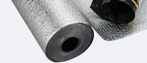 PE foam film with aluminium-lining 2mm