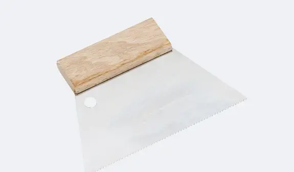 Espátula dentada vinilo A2