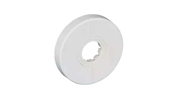 Rozeta grzejnikowa biała